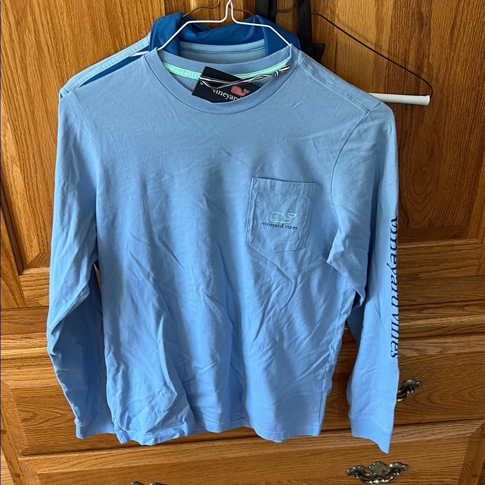 Vineyard Vines Blue Long Sleeve Tee